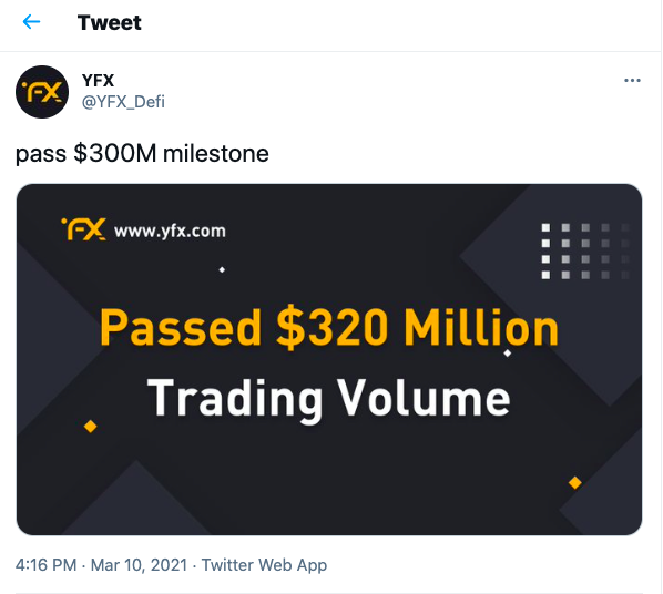 YFX限时空投来啦!去中心化永续合约交易平台YFX联合6大钱包空投进行时